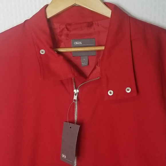 Men's ASOS Harrington Jacket New With Tags sz XL - Picture 2 of 8